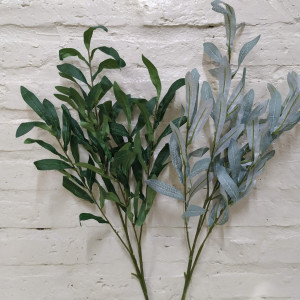 vara hoja olivo 88cm verde oscuro