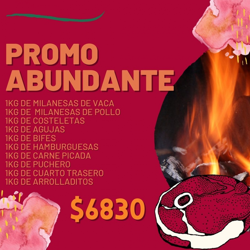 PROMO ABUNDANTE, Gourmeat Carniceria Online, venado tuerto
