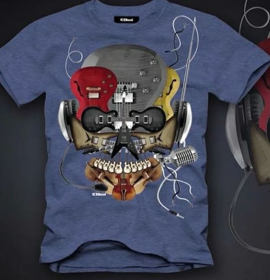 Remera Electro Skull, Tienda Chip, venado tuerto