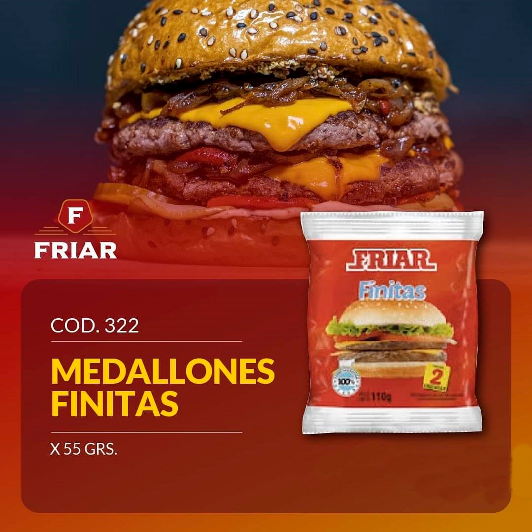 HAMBURGUESA MEDALLON FINA (36 X 2 X 55 GR C/U), Congelados Don Esteban, Santa Isabel
