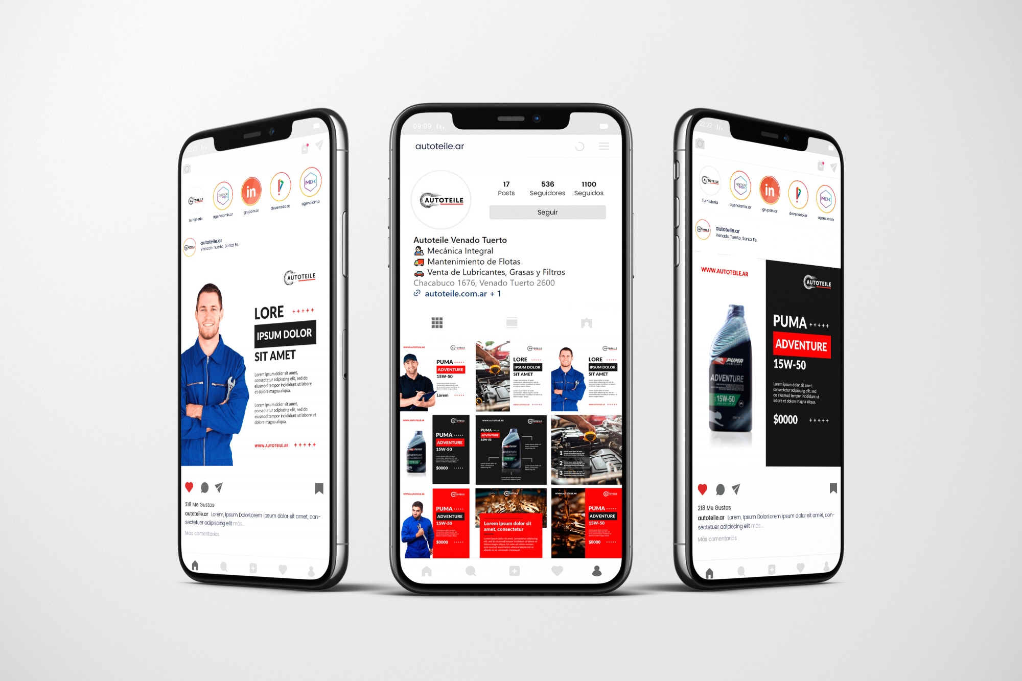 Manual de Identidad para Redes Sociales de Sava: Lubricantes y Servicios Vehiculares, Agencia Mix Marketing, Branding y Medios digitales, venado tuerto