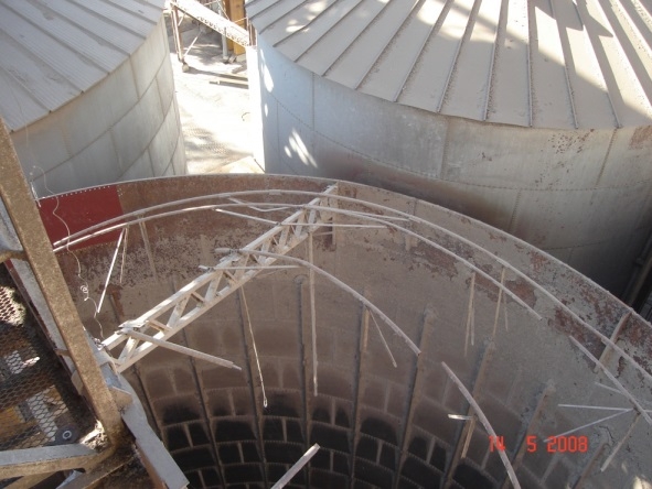 REPARACIONES Y REFORMA DE TECHOS DE SILOS, Ingeniero Fabricio Charía | Calculo de estructuras #D, naves y silos, venado tuerto