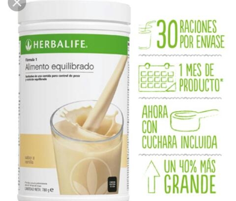 BATIDO NUTRICIONAL FORMULA 1, Herbalife nutrición, venado tuerto