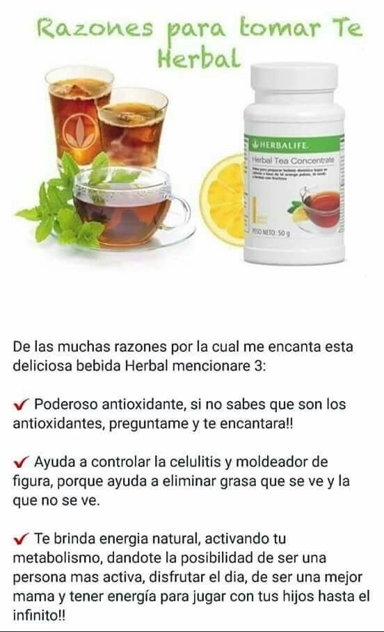 TE HERBAL - ANTIOXIDANTE, Herbalife nutrición, venado tuerto